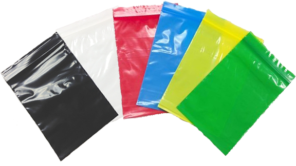 Color Coded Zip Top Bags